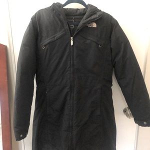 North Face black winter jacket